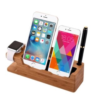 Mobile Phone Watch Holder Dual Phone Base
